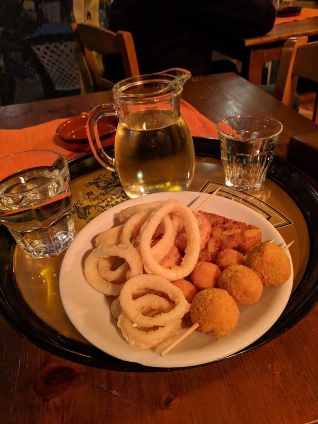 Osteria da Nea aperitivo con frittura